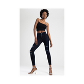 Sissyboy Omega Ryder Knit & Denim Combo W/ Rips Dk