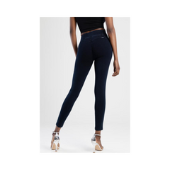 Sissyboy Omega Ryder Knit & Denim Combo W/ Rips Dk