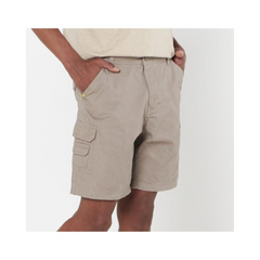Jeep Jms21011 M Fixed Waistband Cargo Short Khaki