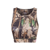Sinper 3D Ladies Active Crop Top Tdlct Camouflage