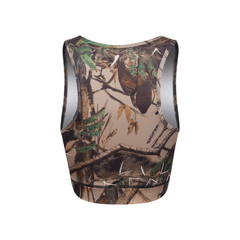 Sinper 3D Ladies Active Crop Top Tdlct Camouflage