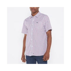 Jeep M Long Sleeve Yarn Dyed Check Red