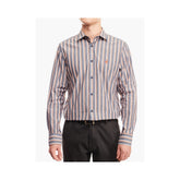 Polo Mens Stripe Ls Shirt Navy