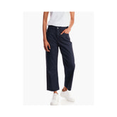 Polo Womens High waisted Crop Straight Leg Dark Wash