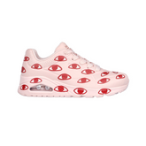 Skechers Womens Uno Shoes Pink & Red