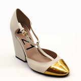 Nº21 23Icpxnv16012 Mary Jane High Heel White/Gold