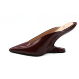 Nº21 23Icpxnv16002 Sculpted-Heel Slip On Leather Red