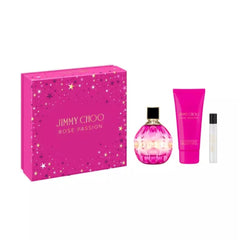 Jimmy Choo Rose Passion Gift Set 100Ml Edp+Bl100Ml+7.5Ml