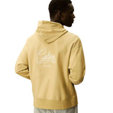 Calvin Klein Mens Premium Fleece Matchbox Hoodie In Mustard