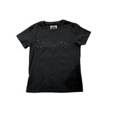 Sissyboy Ladies Regular T-Shirt With Lace Logo In Black