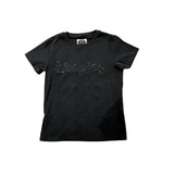 Sissy boy Ladies Regular T-Shirt With Lace Logo In Black