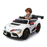Electric Ride On Toyota Supra Play Car In White
