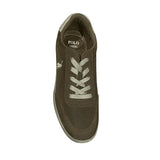Polo Mens Basic Embroided Sneakers In Brown