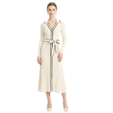 Pringle Womens Felicity Knit Dress In Cream