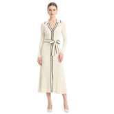 Pringle Womens Felicity Knit Dress In Cream