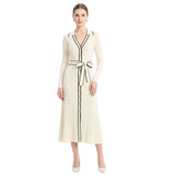 Pringle Womens Felicity Knit Dress In Cream