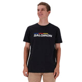 Salomon Boys Old Racer T-Shirt In Black