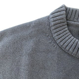 Calvin Klein Mens Cotton Wool Sweater In Grey