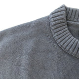 Calvin Klein Mens Cotton Wool Sweater In Grey