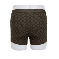 Polo Mens 2 Pack Boxers In Brown