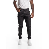 Replay Mens 13A Waxed Jeans In Black