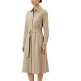 Polo Womens Mairi Tencel Shirt Dress In Stone