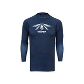 Sniper Mens L/S Rash Vest Cnmrv Navy