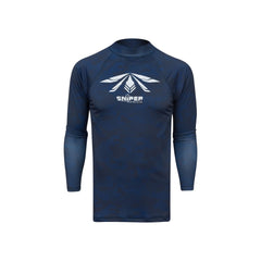 Sniper Mens L/S Rash Vest Cnmrv Navy