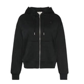 Calvin Klein Ladies Archive French Terry Hoodie In Black
