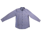 Polo Mens Geometric Print Shirt In Navy