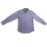 Polo Mens Geometric Print Shirt In Navy