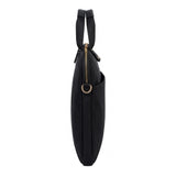 Elle Embossed Slimline Laptop Bag In Black