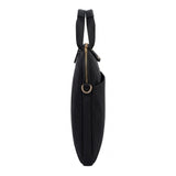 Elle Embossed Slimline Laptop Bag In Black