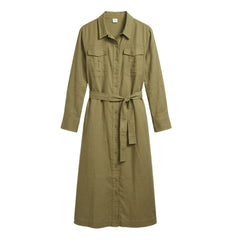 Polo Womens Willow Safari Dress In Olive