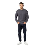 Calvin Klein Mens Cotton Wool Sweater In Grey