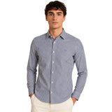 Harmont & Blaine Mens Basic Shirt In White And Navy