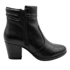 Hush Puppies Ladies Kalaya Leather Boots In Black