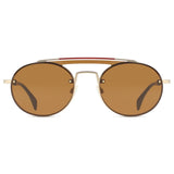 Tommy Hilfiger Gigi Hadid 3 Brown Lens Sunglasses In Light Gold