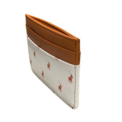 Polo Iconic Small Card Holder In White