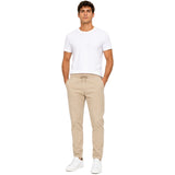 Harmont & Blaine Mens Jogger Fit Pants In Khaki