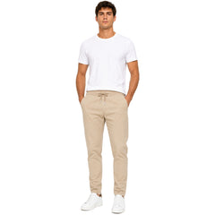 Harmont & Blaine Mens Jogger Fit Pants In Khaki