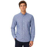Harmont & Blaine Mens Printed Shirt In Blue