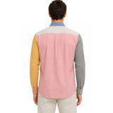 Harmont & Blaine Mens Patchwork Shirt In Multi