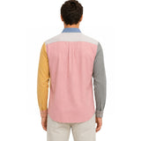 Harmont & Blaine Mens Patchwork Shirt In Multi