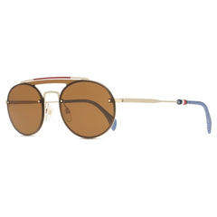 Tommy Hilfiger Gigi Hadid 3 Brown Lens Sunglasses In Light Gold
