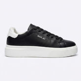 Replay Mens Notting Soft Sneakers In Black And White