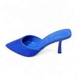 Sissy Boy Womens Open Back Court Heels In Cobalt