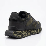 Replay Mens Dean Covert Camo Sneaker In Black And Camo Green