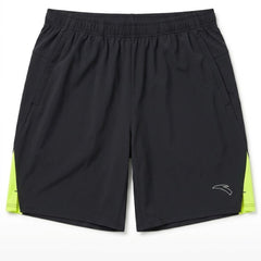 Anta Mens Advaced Running Woven Shorts In Black