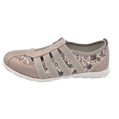 Aerosoft Ladies Kriscross 1 Shoes In Khaki